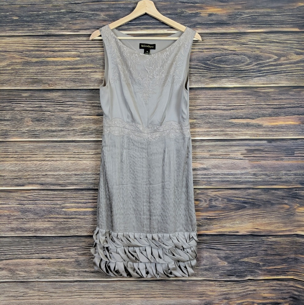 Catherine Malandrino Black Label Silk Midi…